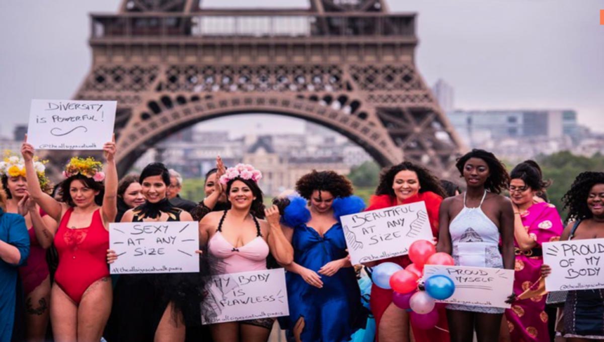 Body Positive: exigen en París cuerpos diversos en la moda