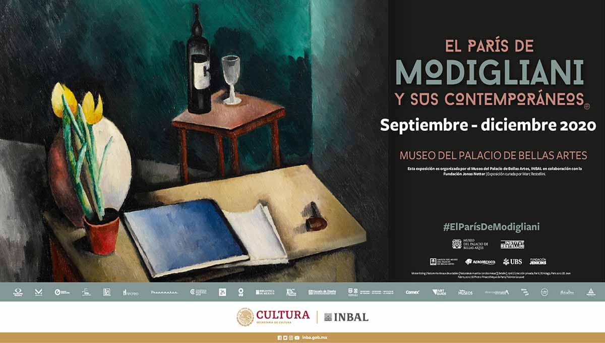 Mañana inicia El París de Modigliani y sus contemporáneos a Bellas Artes