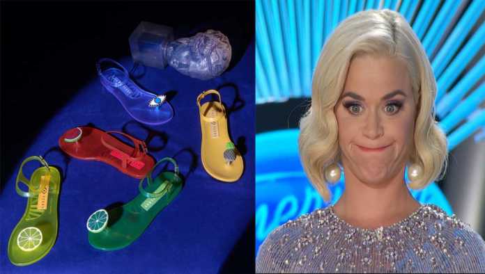 Katy Perry y la línea de sandalias que promociona