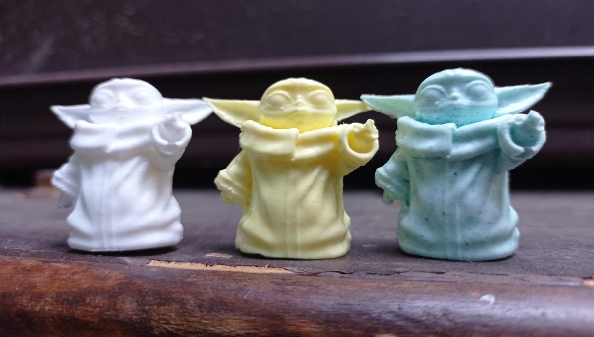 Muñecos de Baby Yoda para la Rosca de Reyes