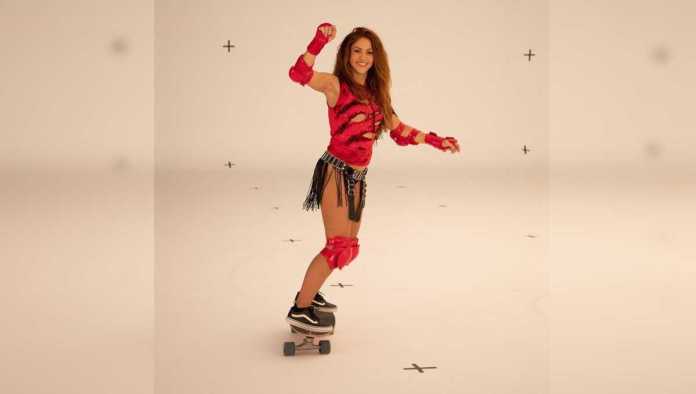 Shakira en patines