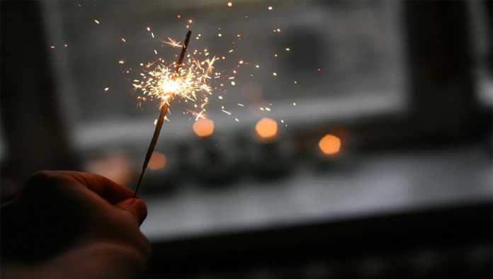 Luces para festejar el Año Nuevo
