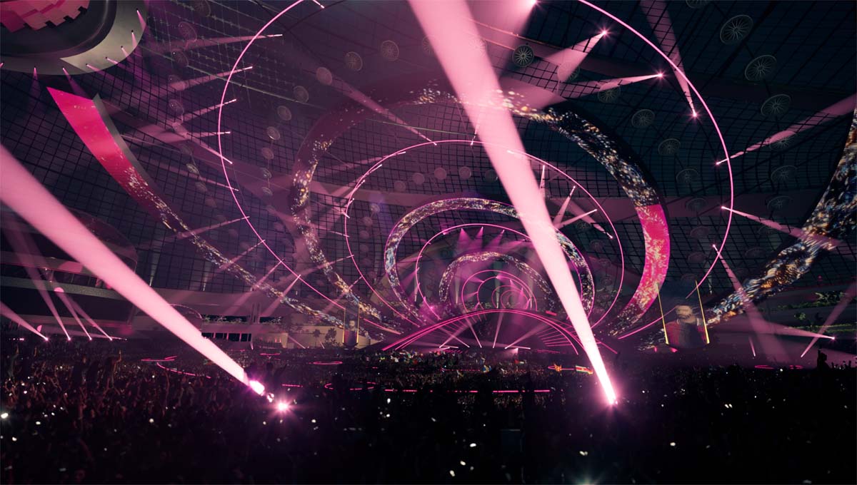 Escenario del Tomorrowland 31.12.2020