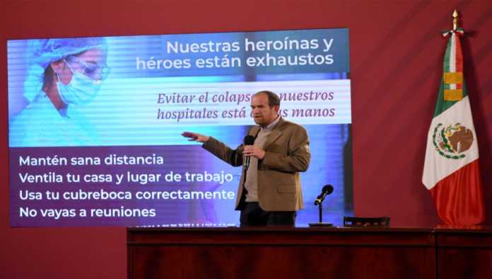 Ruy López Ridaura explica desarrollo de vacunación