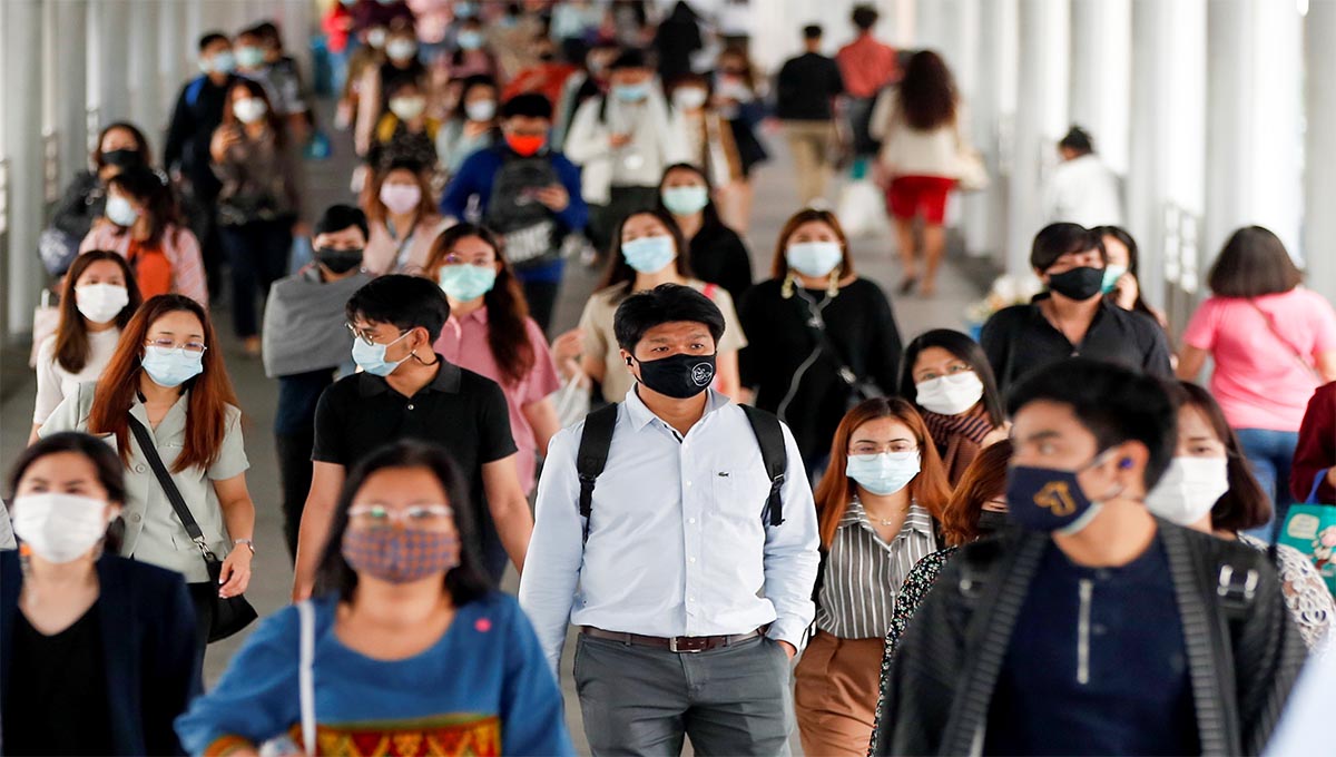 Imagen de la pandemia en Tailandia