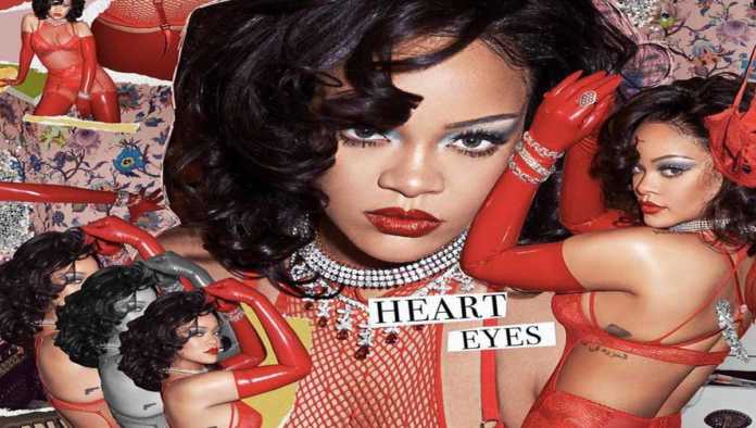 Rihanna con parte de su colección para 14 de febrero