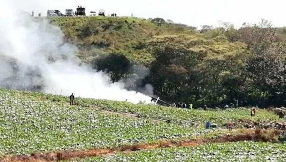 Aeronave del Ejército sufre accidente en Veracruz
