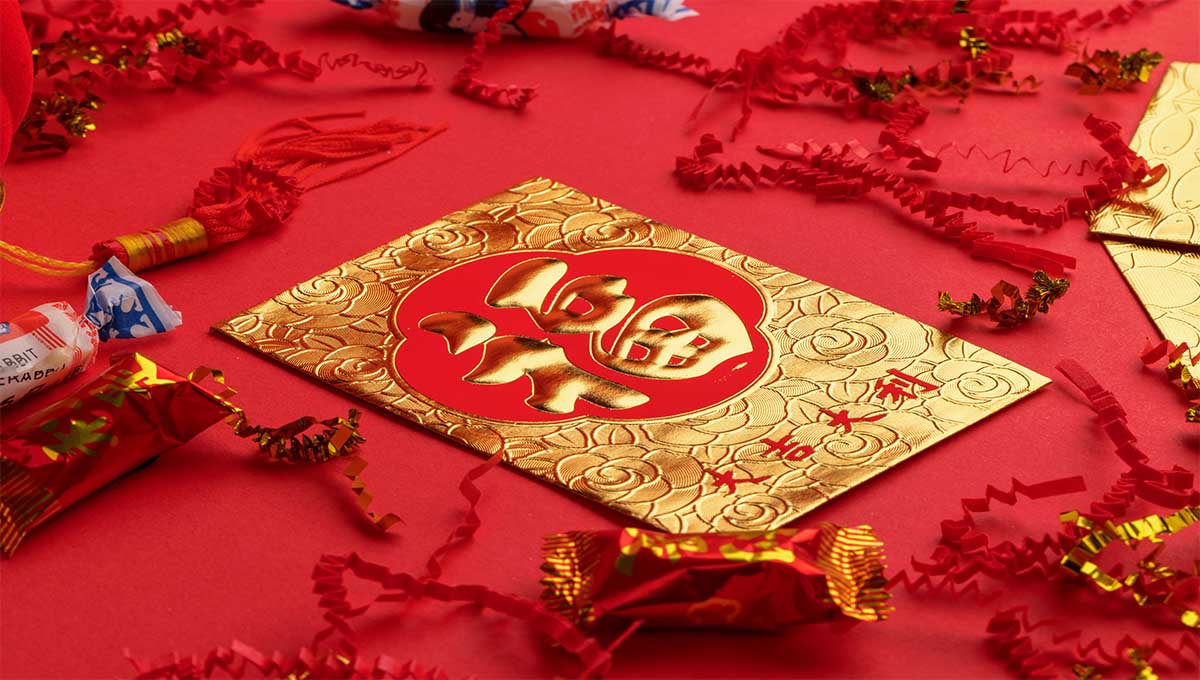 Sobre rojo para el Año Nuevo Chino