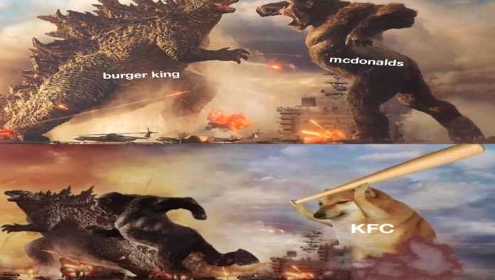 Meme de KFC y Burger King
