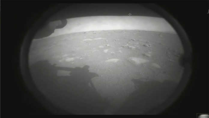 Primera foto de Marte enviada por el Perseverance