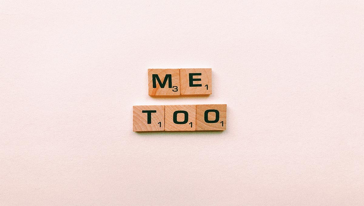 Símbolo de Me too, movimiento para denunciar violación