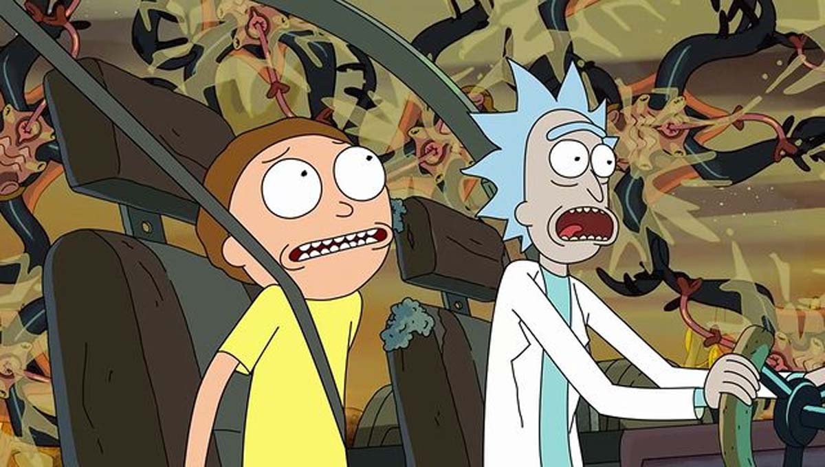 Escena de Rick and Morty