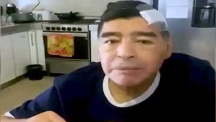 último video de Maradona con vida