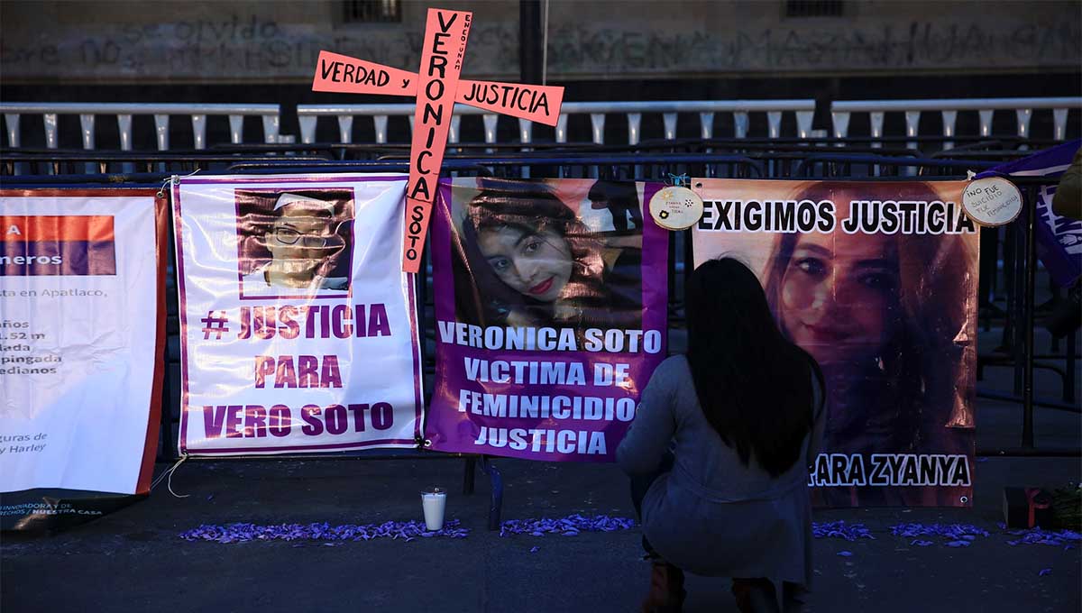 Protesta por la violencia de género en México