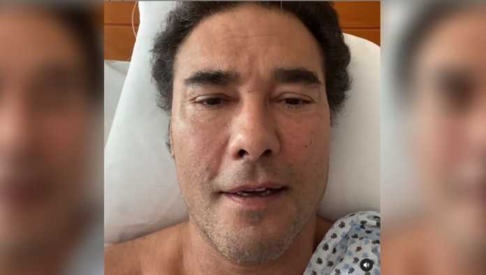 Eduardo Yáñez revela su estado de salud desde la cama del hospital