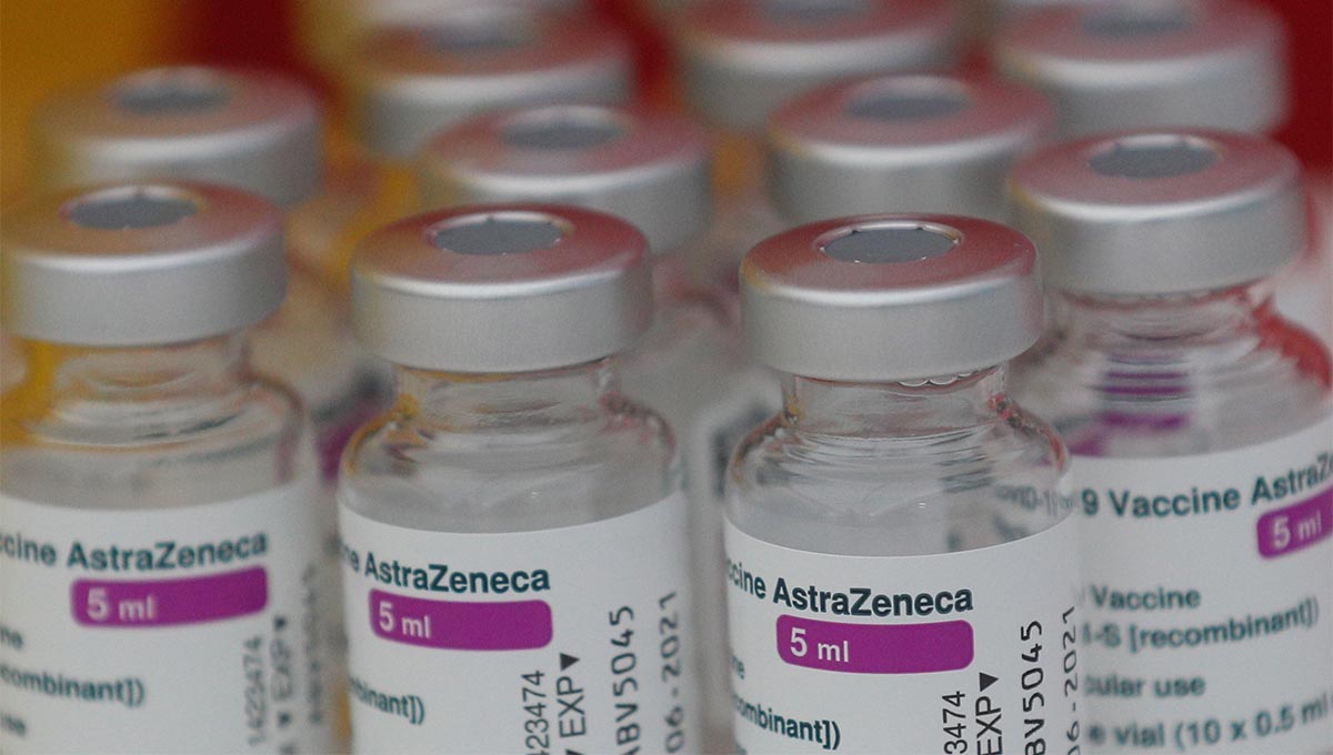 Frascos con la vacuna de AstraZeneca