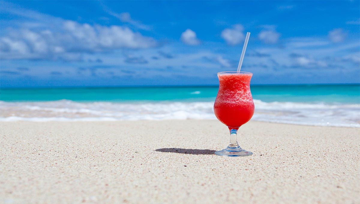 Cocktail en una de las playas