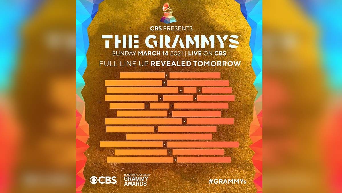 Cartel de artistas para los Grammy 2021