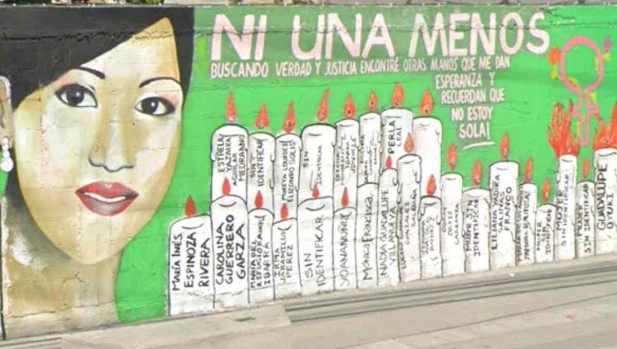 Borran mural de mujer desaparecida