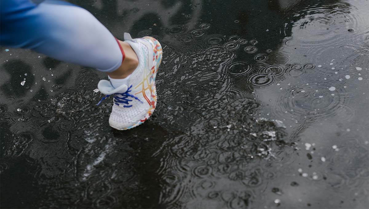Correr bajo la lluvia