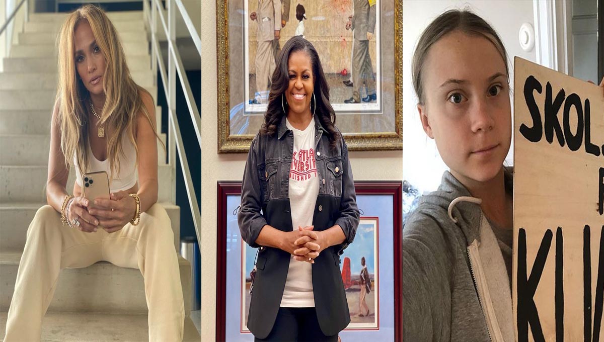 JLo, Michelle Obama y Greta Thunberg