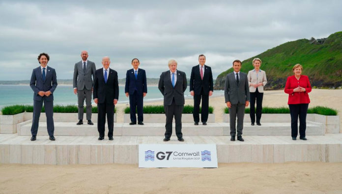 G7 donará mil millones de vacunas contra Covid-19 a países pobres