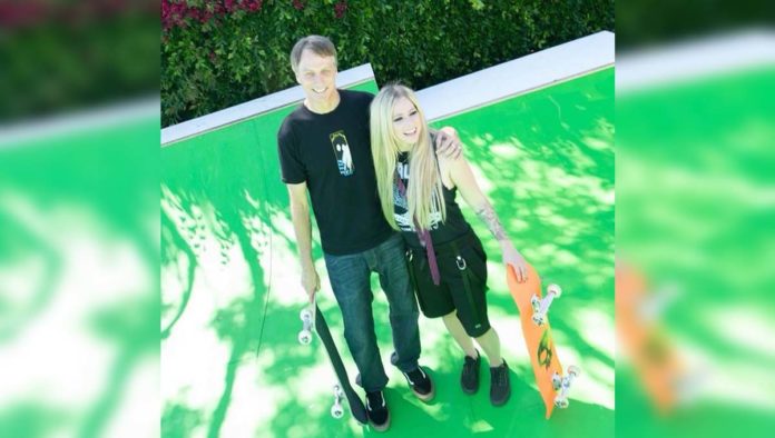 Avril Lavigne y Tony Hawk