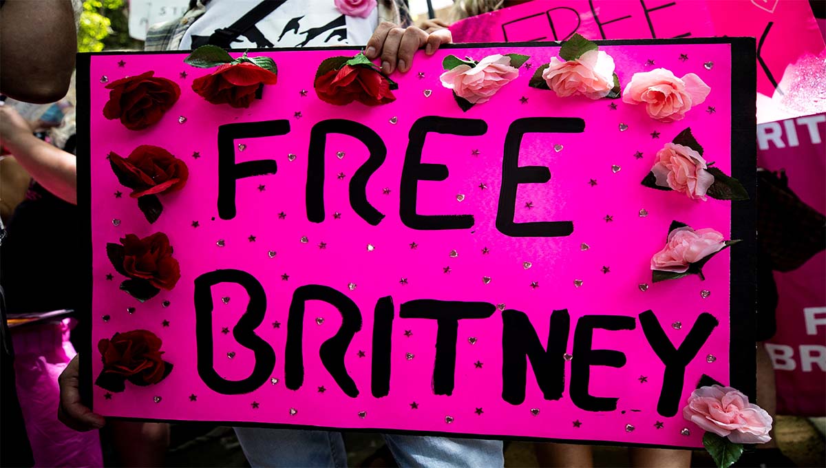 Cártel en apoyo de Britney Spears