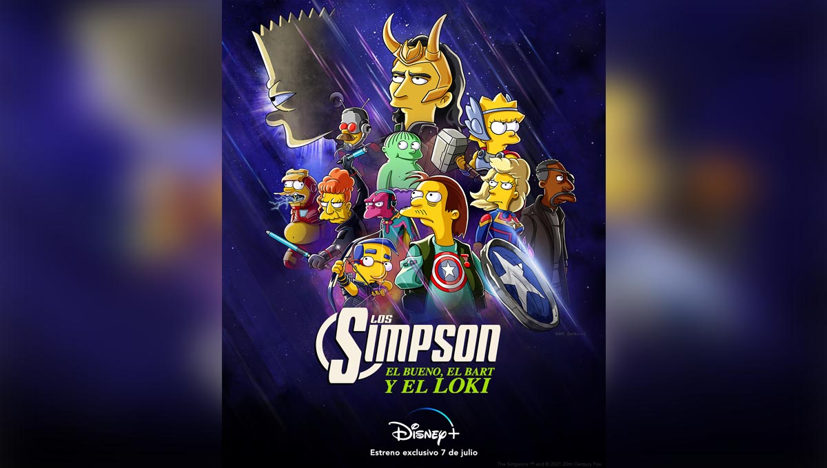 Poster de Los Simpsons y Loki