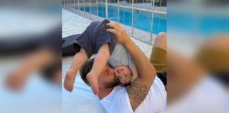 Ricky Martin y su hijo