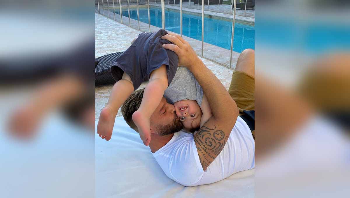 Ricky Martin y su hijo