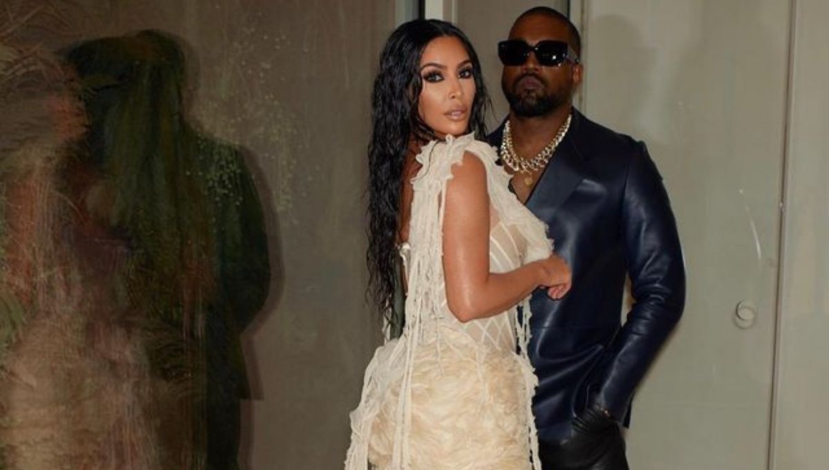 ¿Renovaron votos? Kim Kardashian se viste de novia en evento de Kanye West