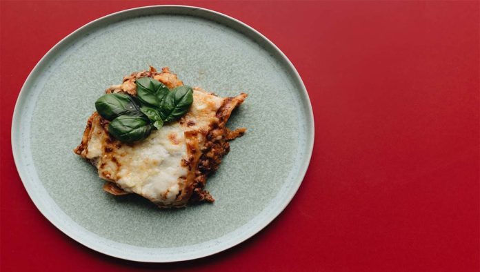 Lasagna hecha en sartén