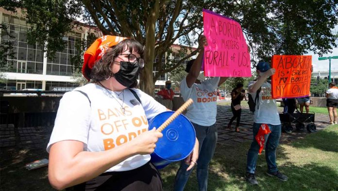 Protesta contra ley anti aborto de Texas