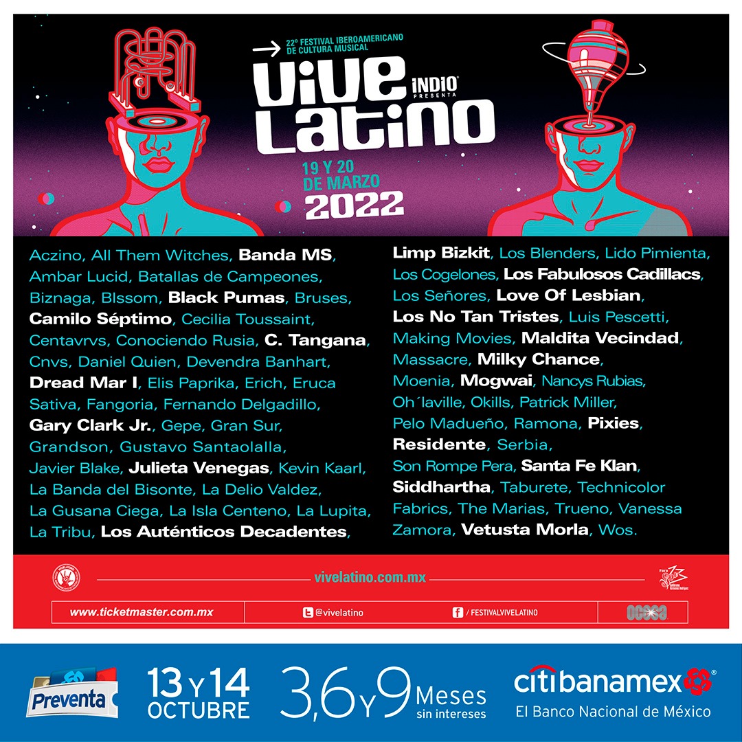 Cartel Vive Latino 2022