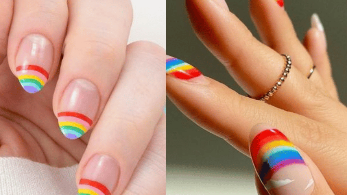 LGBT uñas diseño