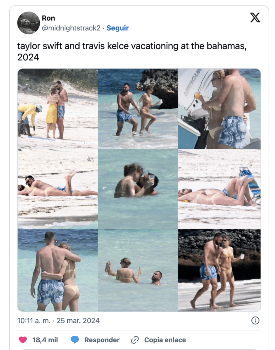  Taylor Swift y Travis Kelce